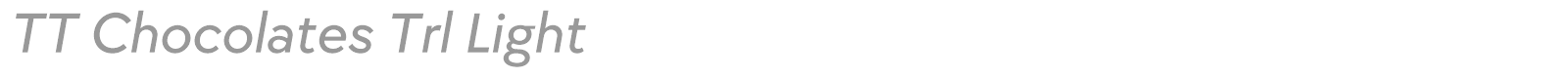 TT Chocolates font preview